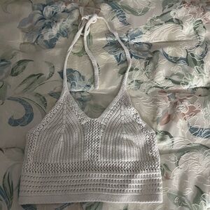aerie knitted crop tank top
